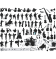 Music instruments vector image
