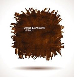 BROWN GRUNGE SHAPE vector image