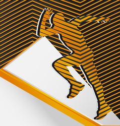 Abstract sports vector image