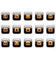 Set of web buttons vector image