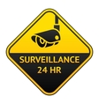 Cctv pictogram video surveillance sticker vector image