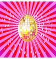Disco egg vector image