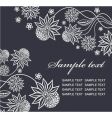 Floral background vector image