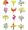 Funky trees vector image