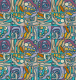 Floral geometrical pattern vector image