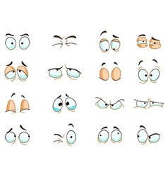 Eyes expressions vector image