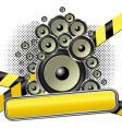 Musical theme vector image