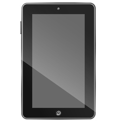 Black tablet PC eps10 vector image