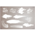 Grunge brushes vector image