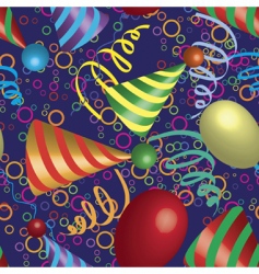 Party seamless pattern vector image
