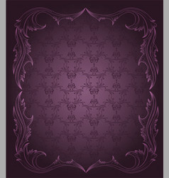 Vintage elegant background vector image