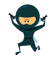 Ninja With Katana vector image