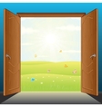 Doors to Nature vector image