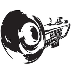 Trumpet vector image