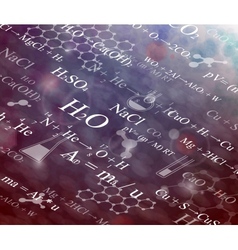 Chemical background vector image