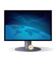 Monitor vector image