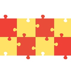 Puzzle background vector image