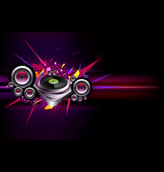 Musical poster vector image