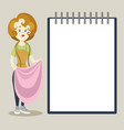 Tailor or dressmaker vector image