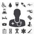 Medical icons set eps 10 vector image