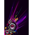 Musical poster vector image