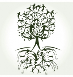 Abstract tree vector image
