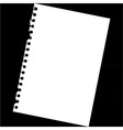 Blank pages vector image