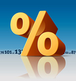 Percent symbol vector image