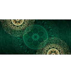 Vintage floral background vector image