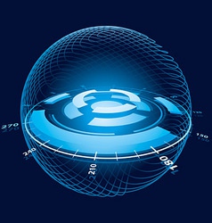 Space navigation vector image