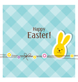 Easter card vector image