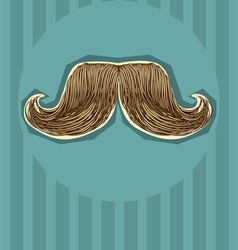 Mustaches background for design vector image