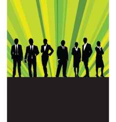 Business people vector image