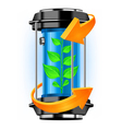 Ecology tube vector image