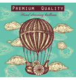 Balloon Transport Background vector image