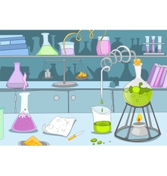 Chemical Laboratory vector image