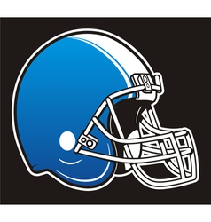 Football helmet vector image