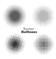 Halftone vector image