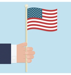 Usa flag vector image