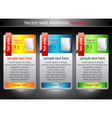 Web elements sale banners Web elements sale banners vector image