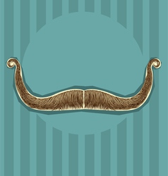 Mustaches background for design vector image