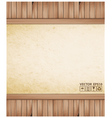 Brown paper background and wood texture vector image