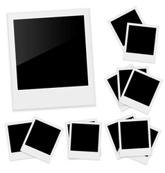Polaroid photo frame vector image