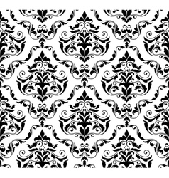 Damask seamless pattern vector image