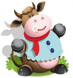 Cow vector image