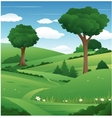 Nature landscape vector image