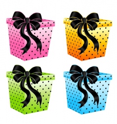 Gift box vector image