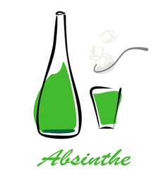 Absinthe vector image