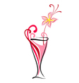 Tropical Cocktail vector image