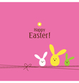Easter card vector image